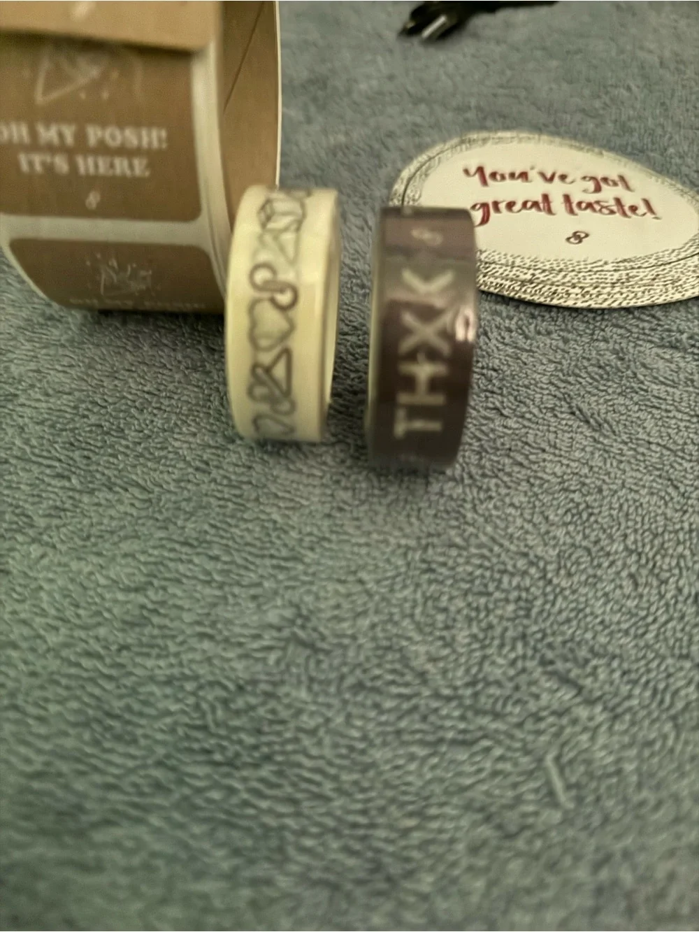 Poshmark bundle tape and stickers